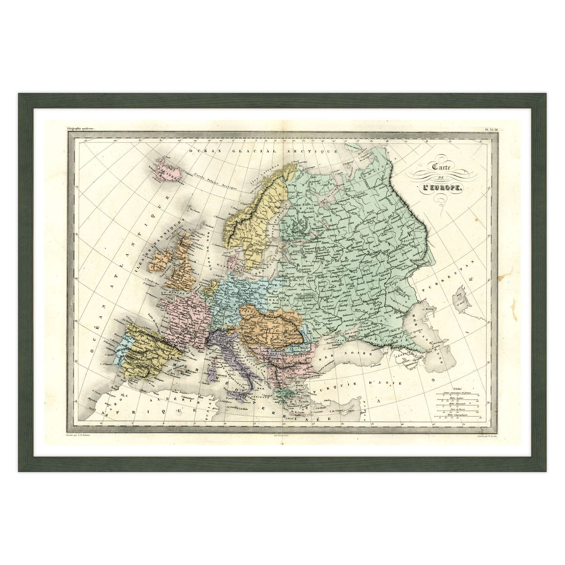 Antica Mappa Europa 2