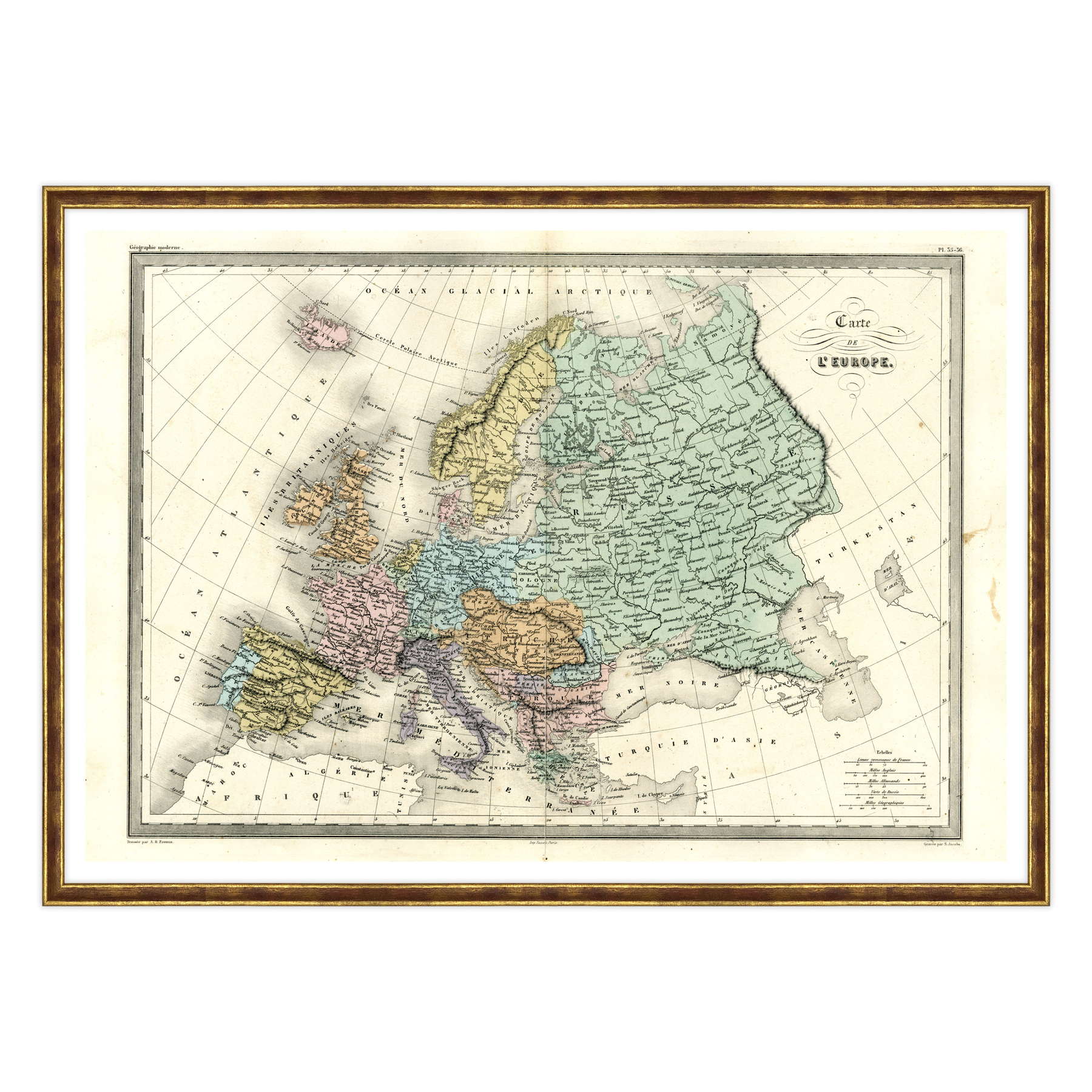 Antica Mappa Europa 2