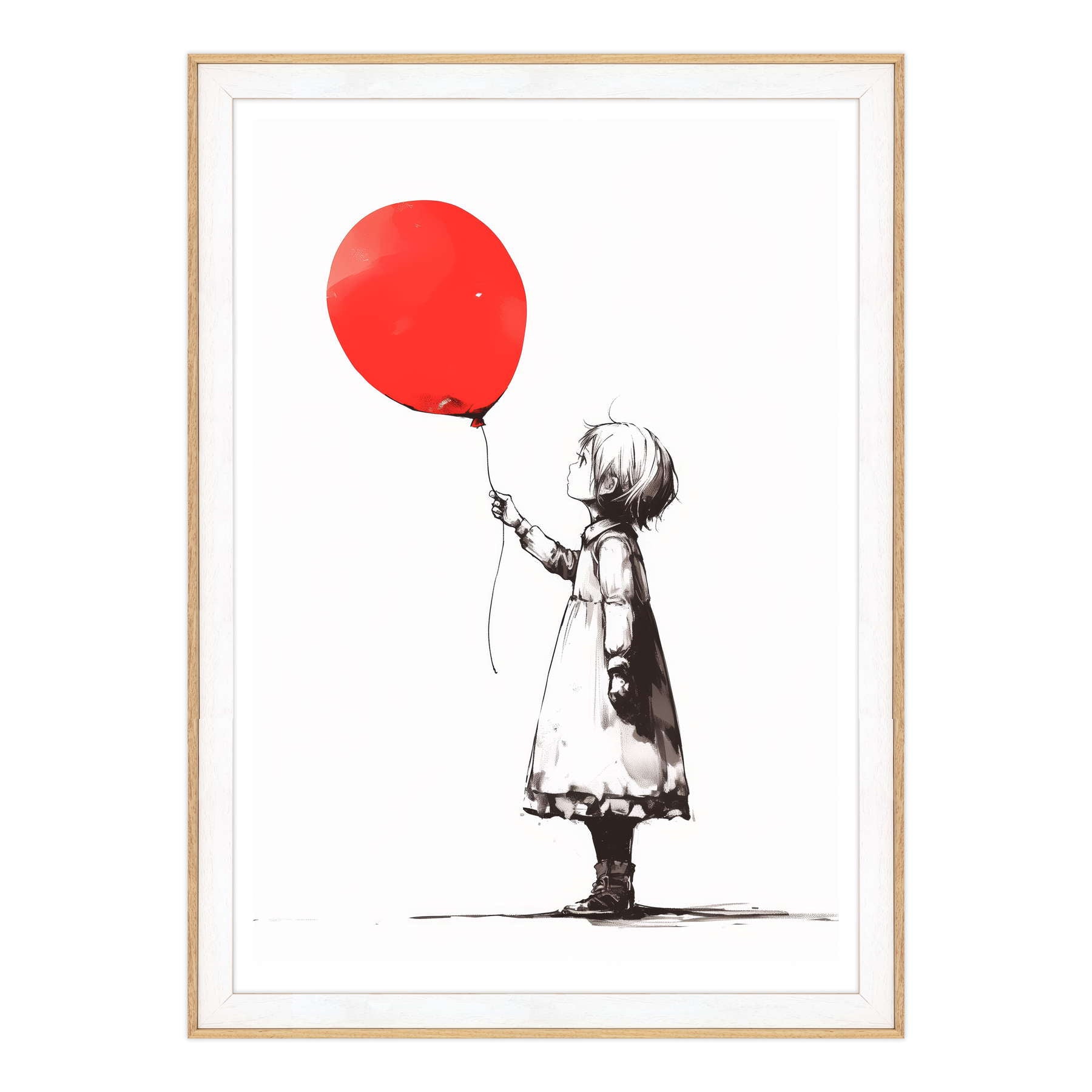 Silhouette di Speranza: Volare via in Rosso