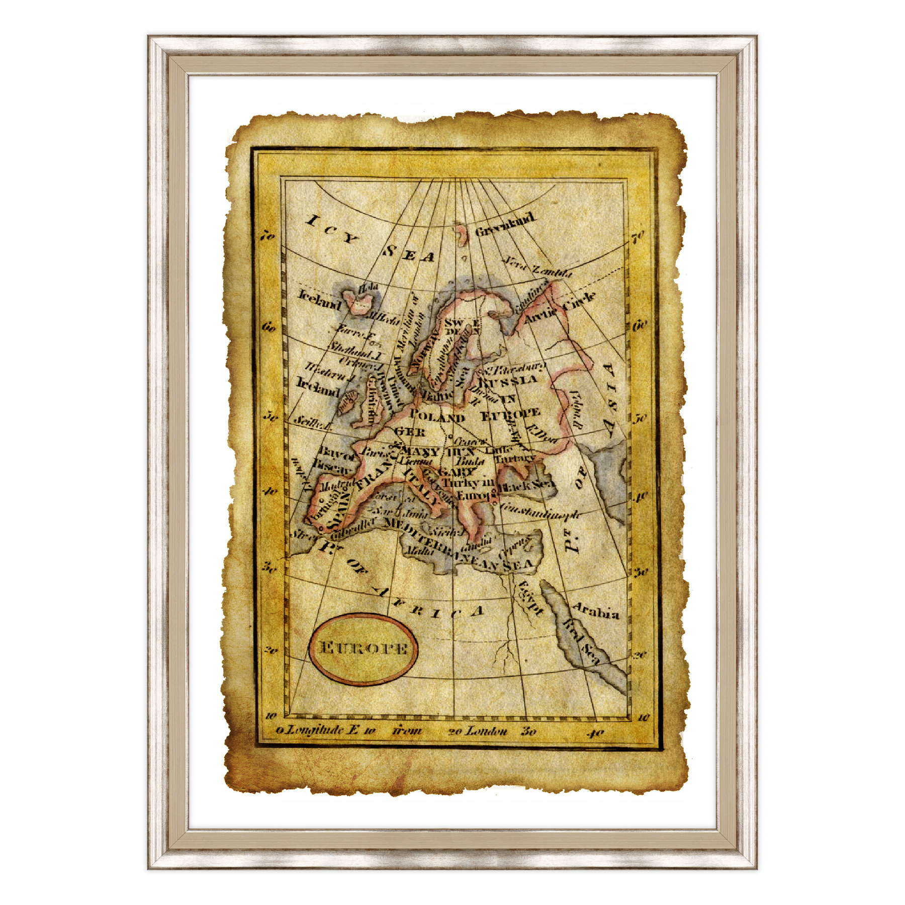 Antica Mappa Europa