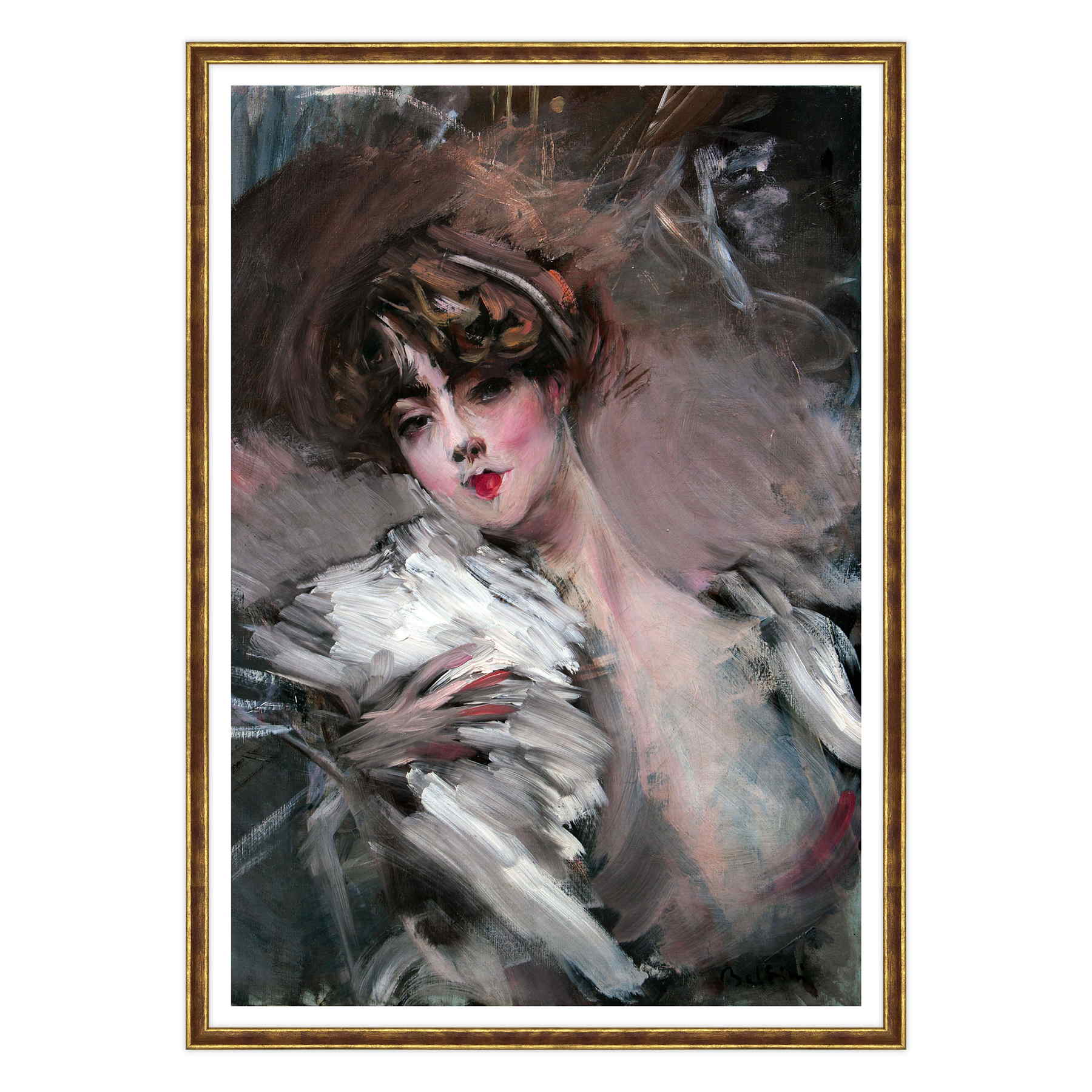 Giovanni Boldini - Ritratto di giovane donna