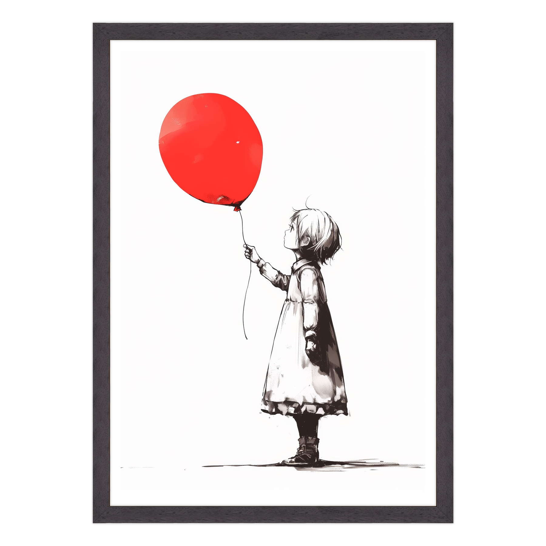 Silhouette di Speranza: Volare via in Rosso