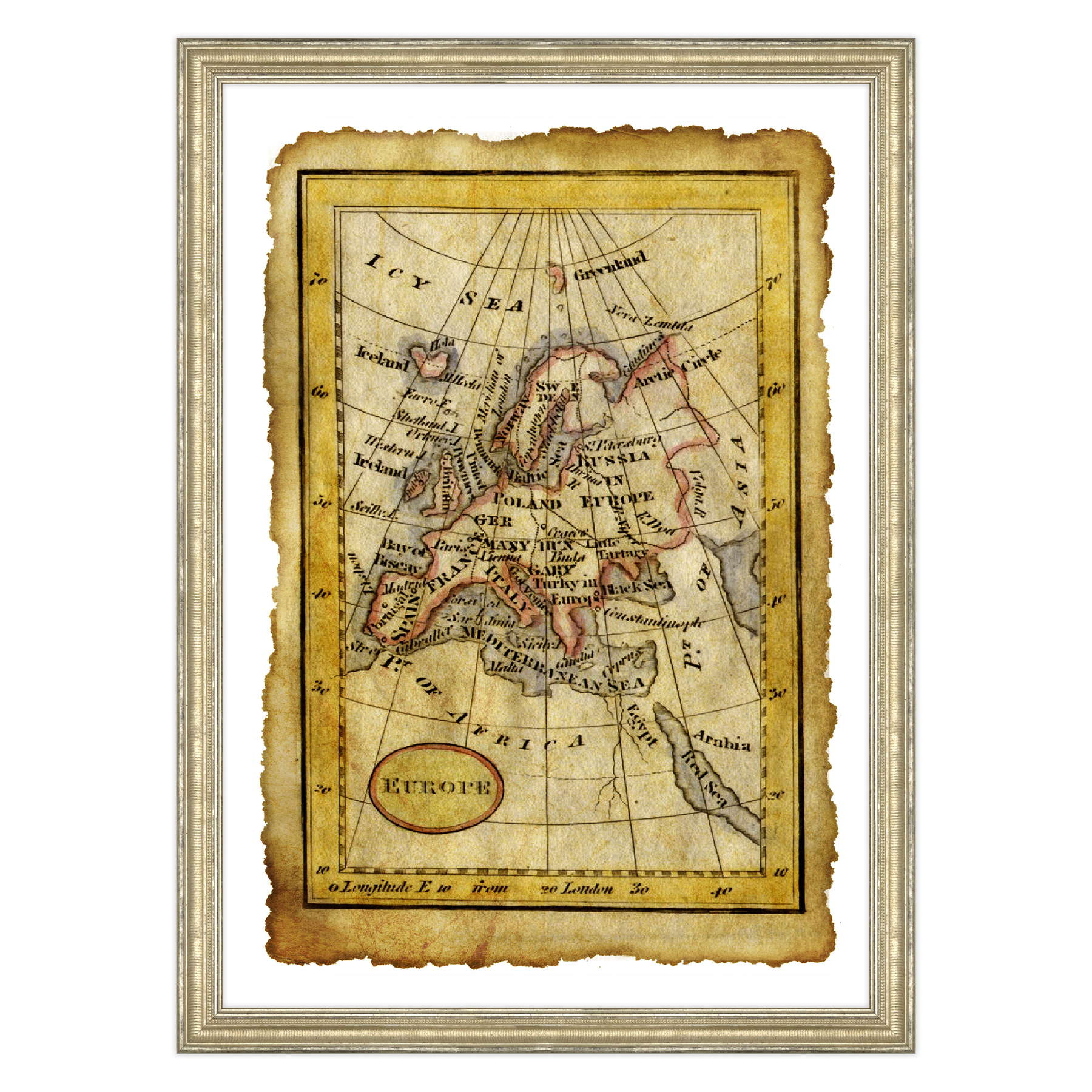 Antica Mappa Europa