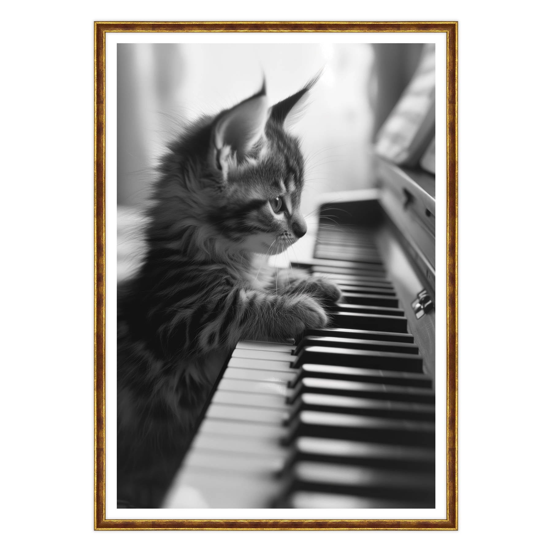 Eleganza Classica: Il Virtuoso Micio