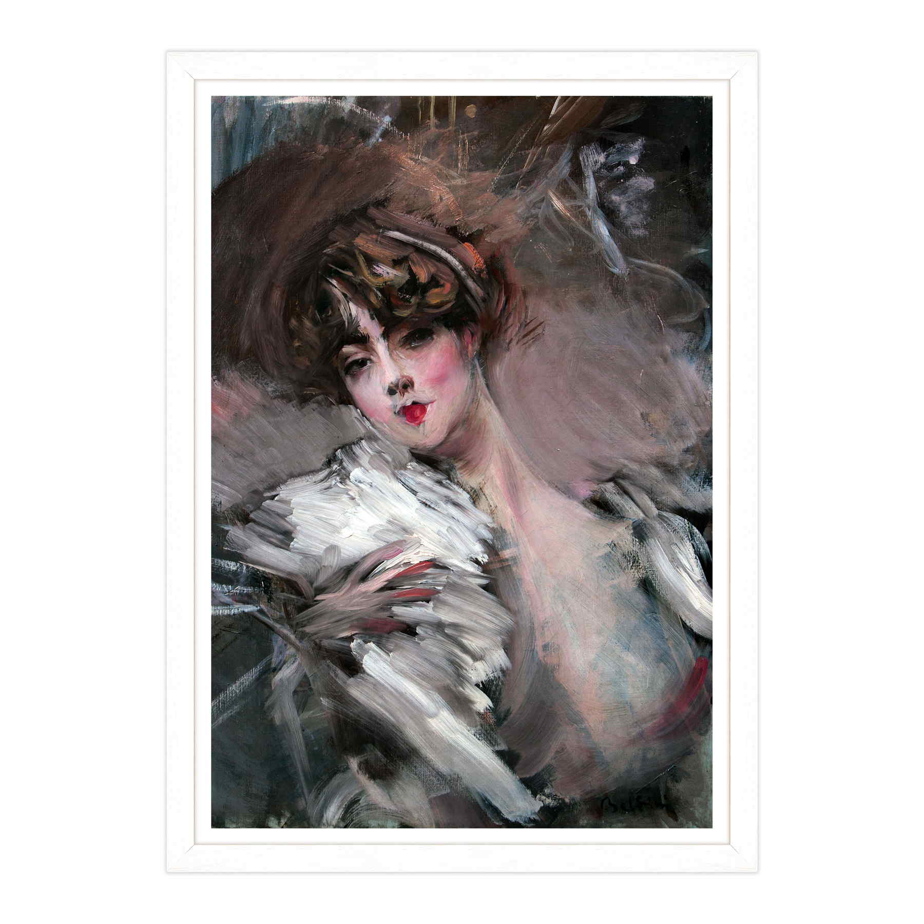 Giovanni Boldini - Ritratto di giovane donna