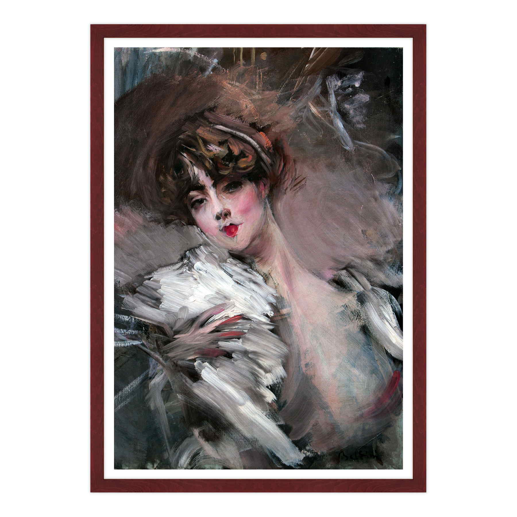 Giovanni Boldini - Ritratto di giovane donna