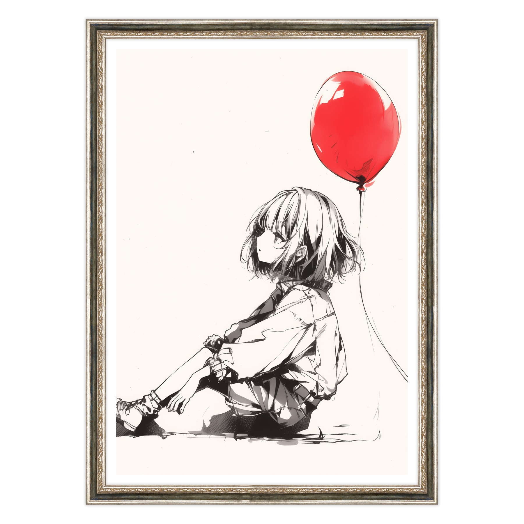 Solitudine Colorata: Momento di Riposo