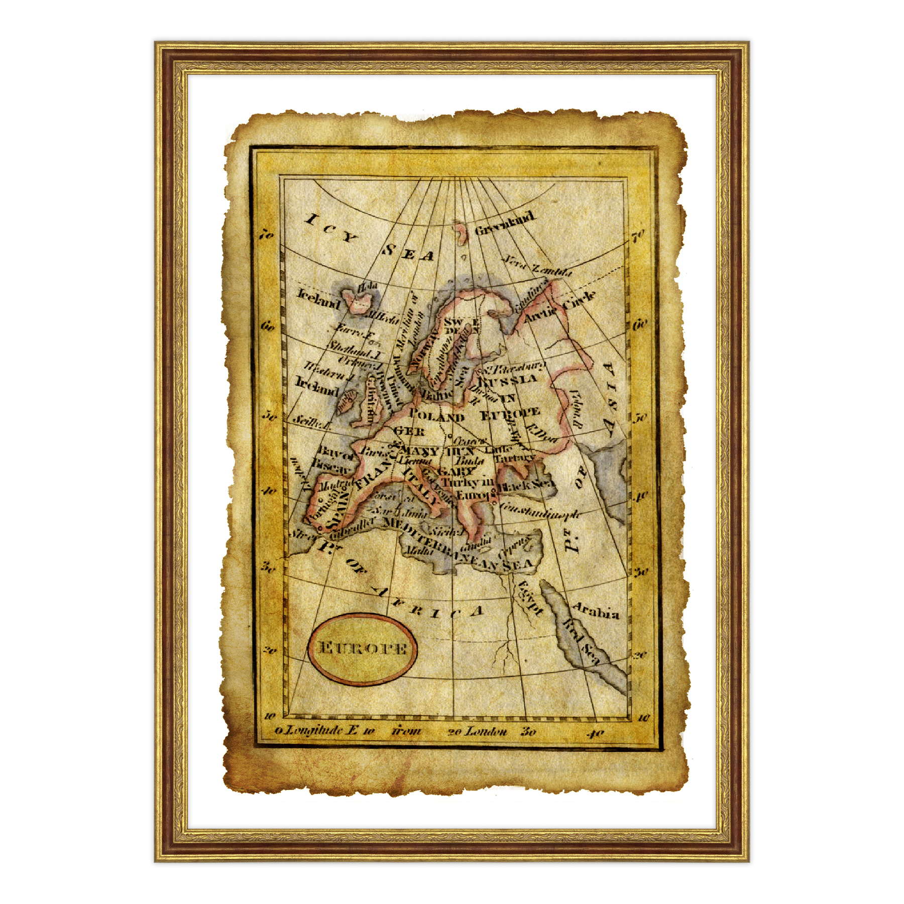 Antica Mappa Europa