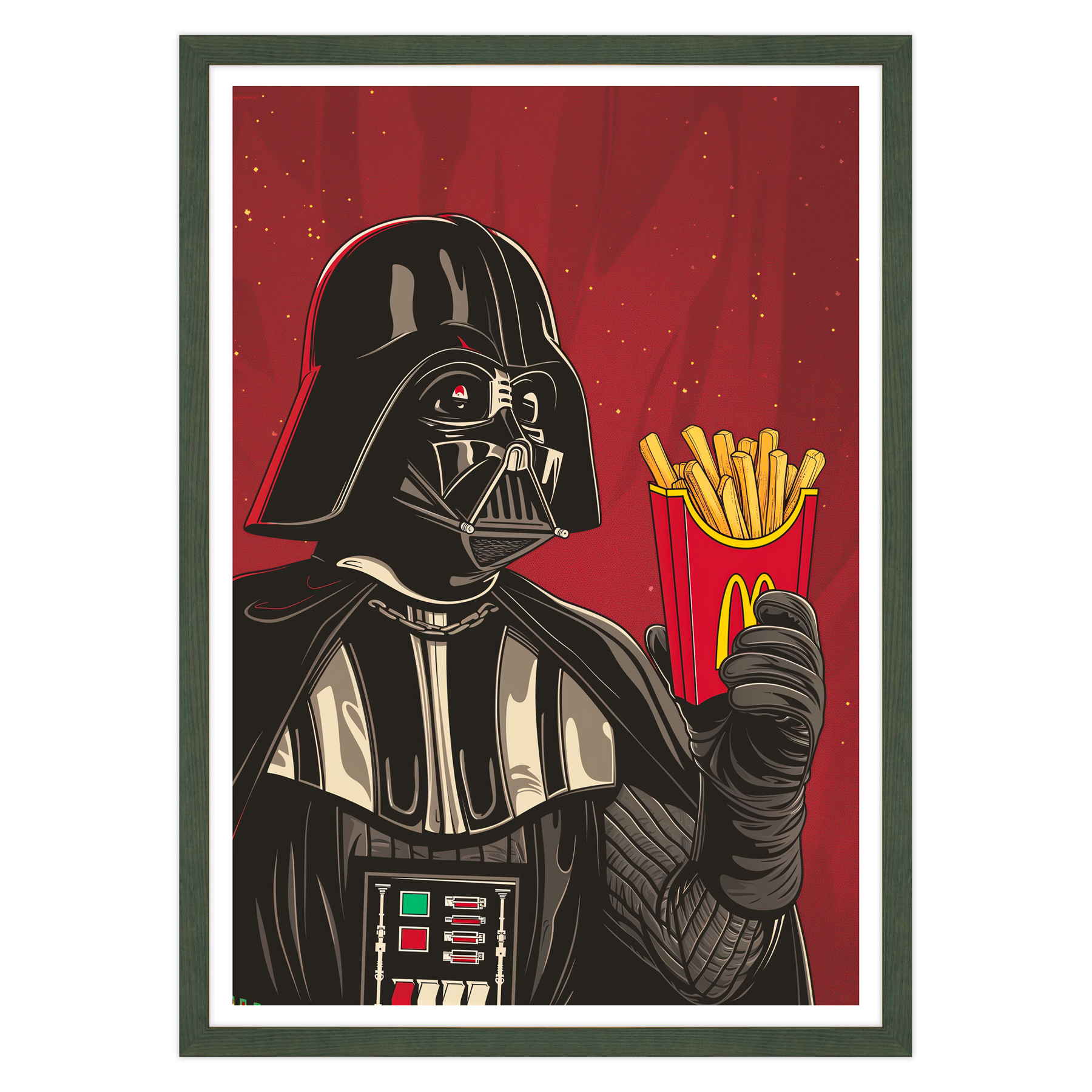 Star Wars - The Dark Side of Fast Food Pop Art