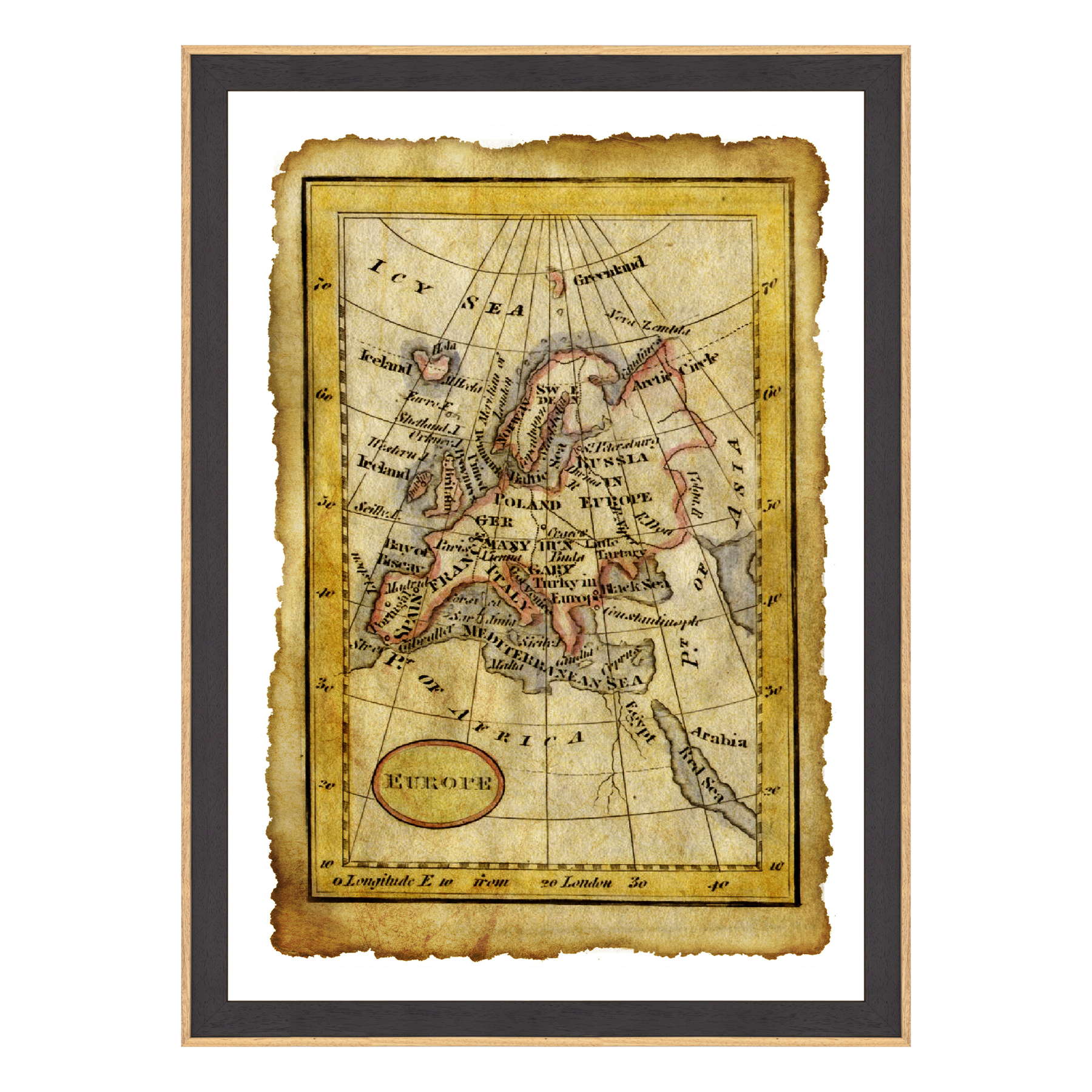 Antica Mappa Europa