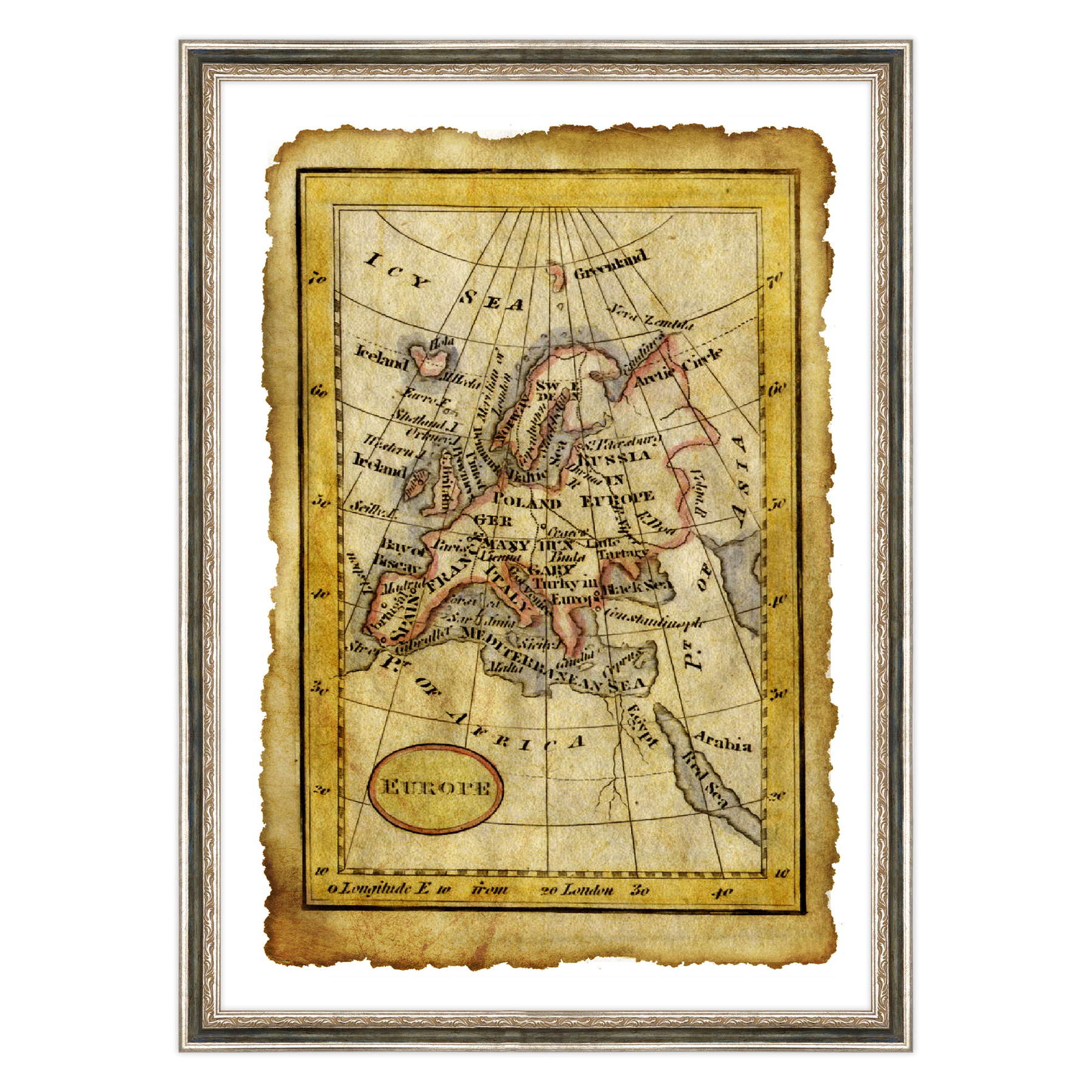Antica Mappa Europa
