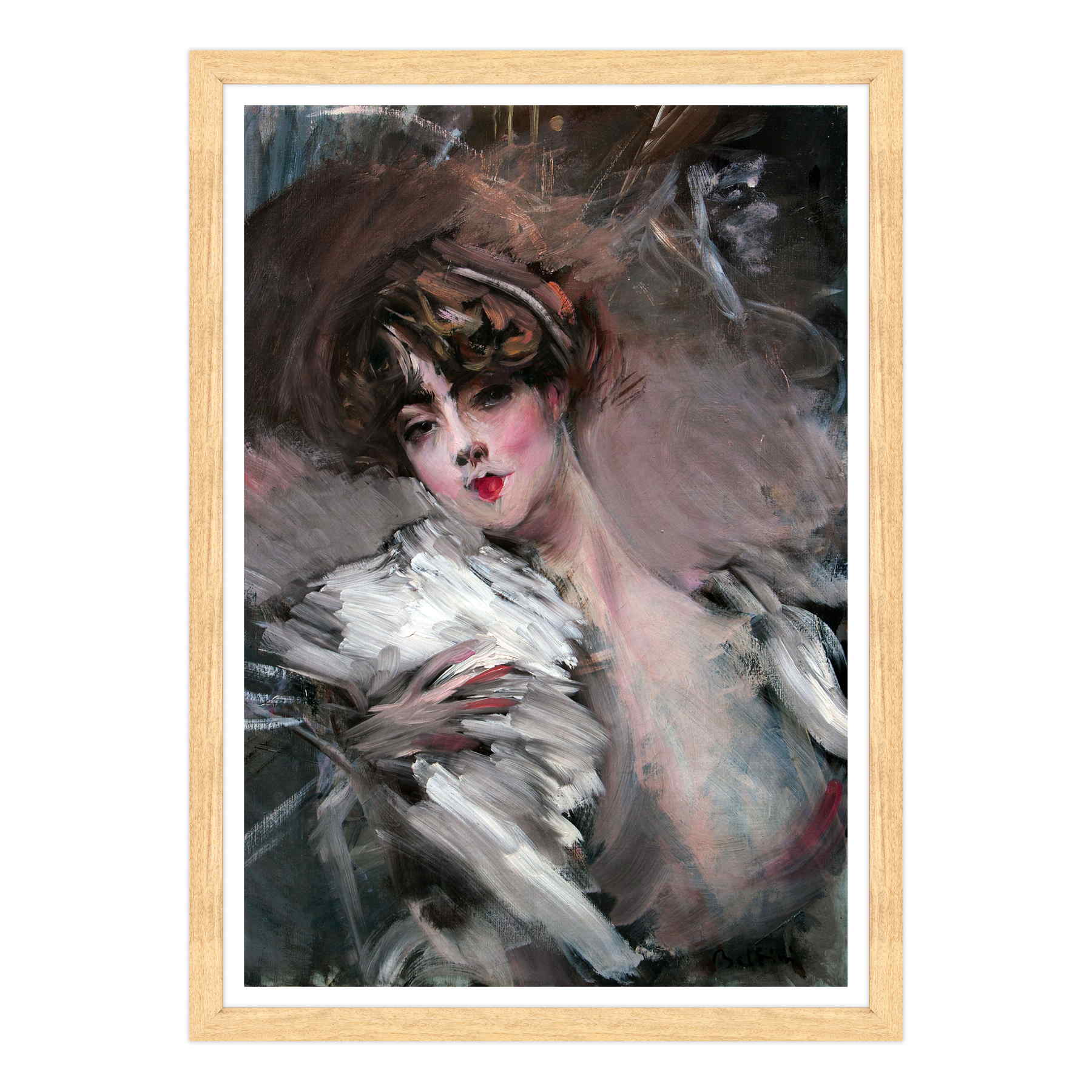 Giovanni Boldini - Ritratto di giovane donna
