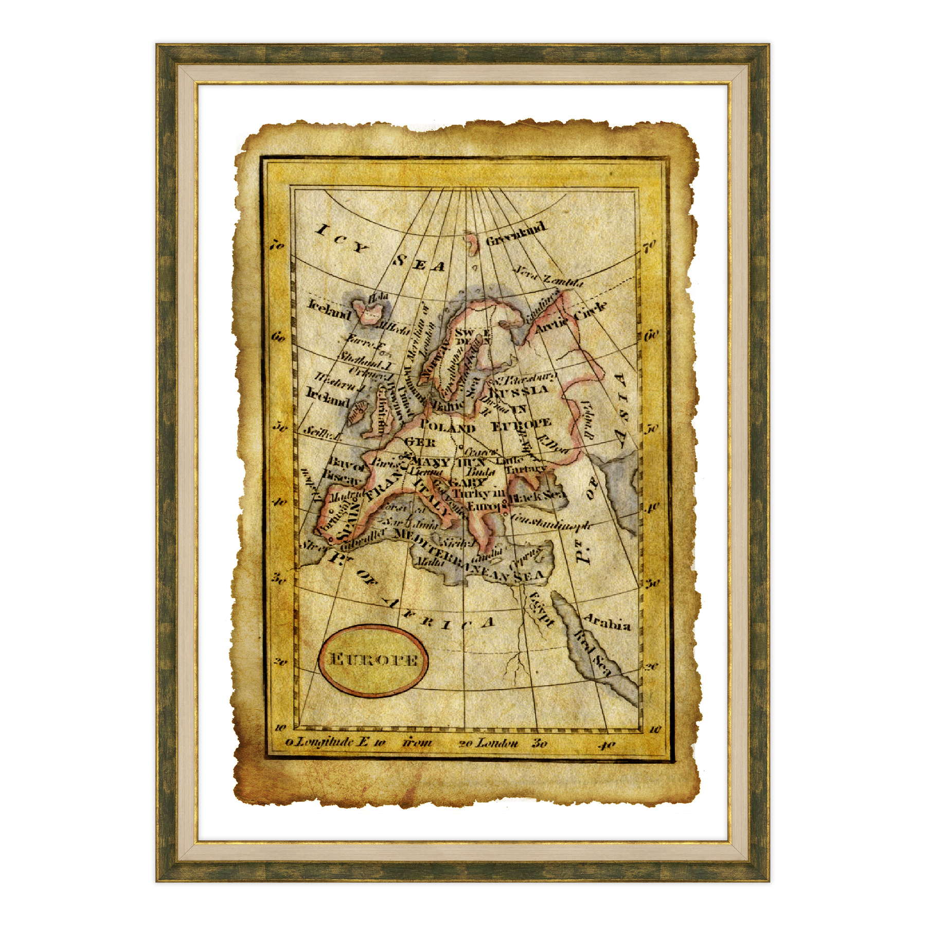 Antica Mappa Europa