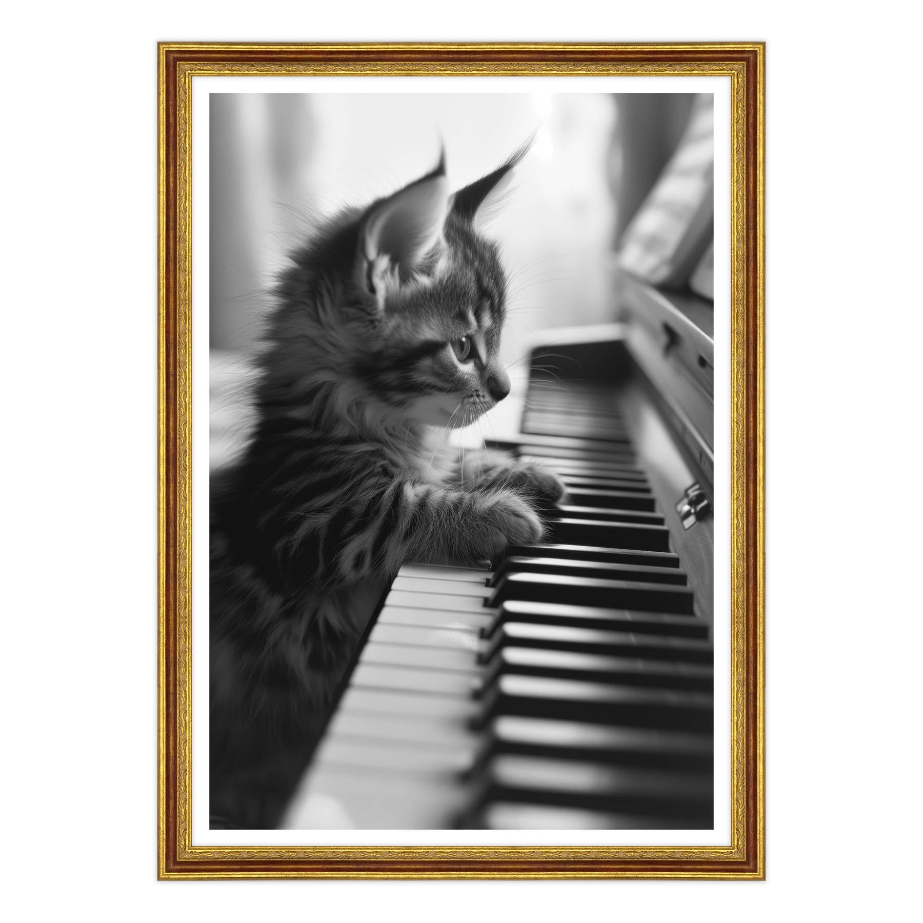 Eleganza Classica: Il Virtuoso Micio