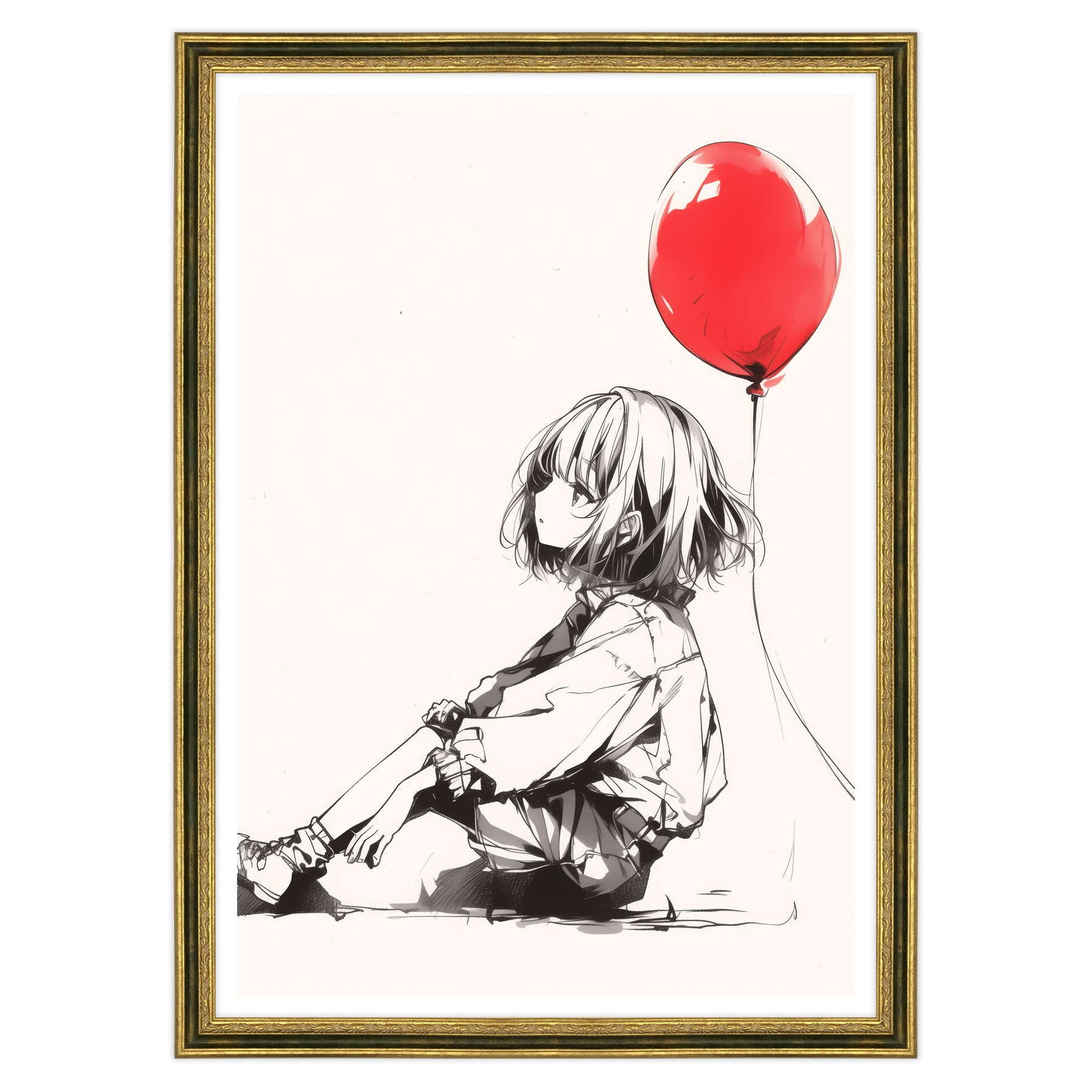 Solitudine Colorata: Momento di Riposo