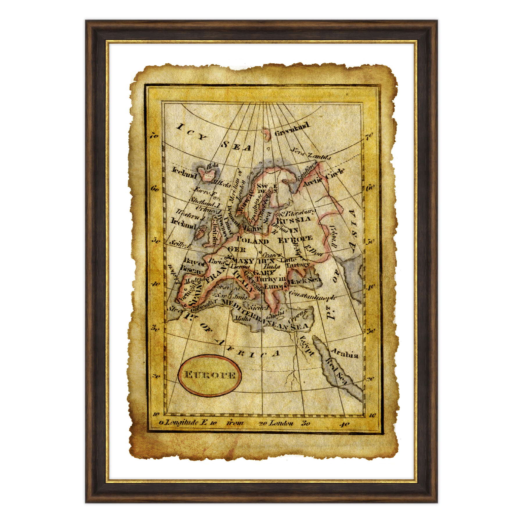 Antica Mappa Europa