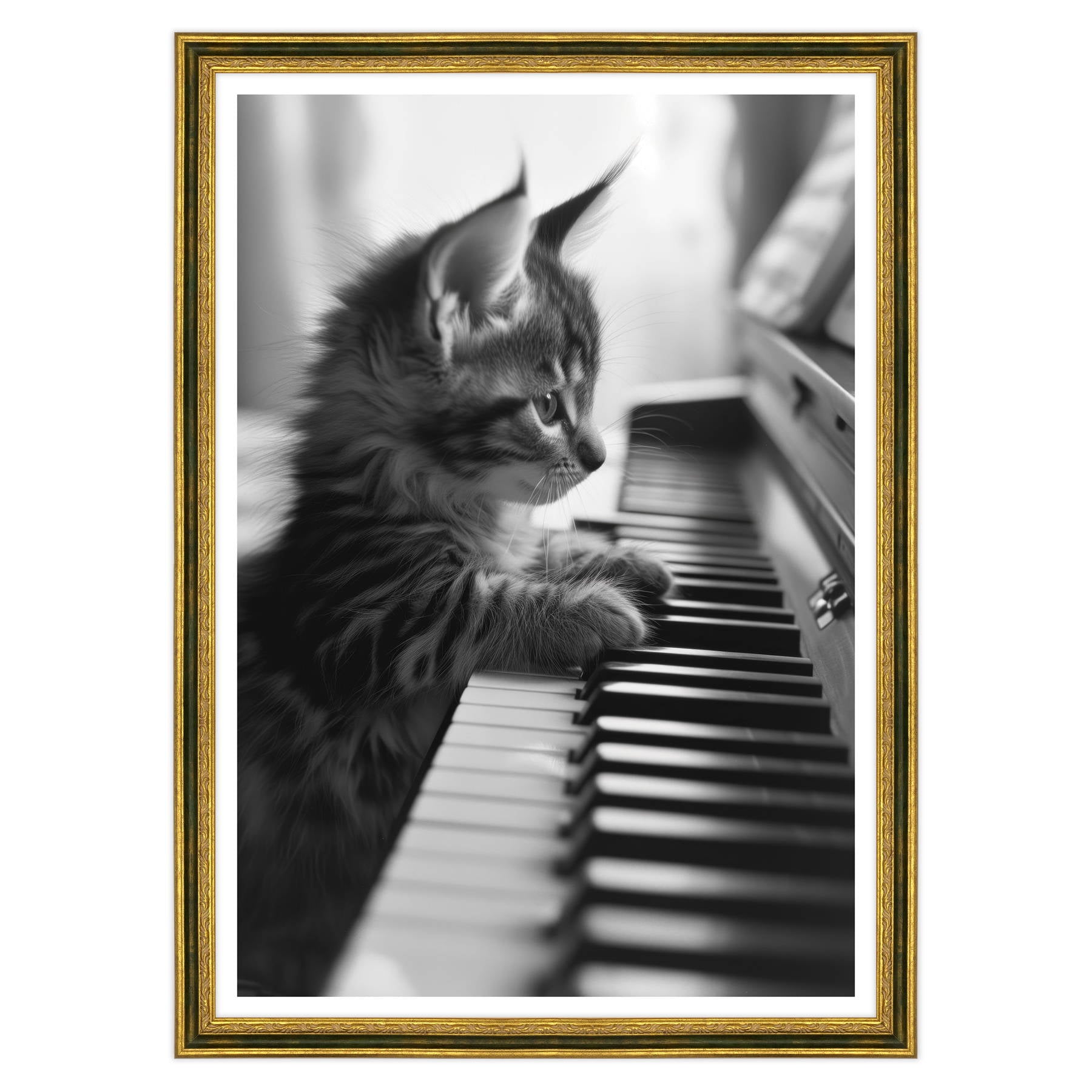 Eleganza Classica: Il Virtuoso Micio