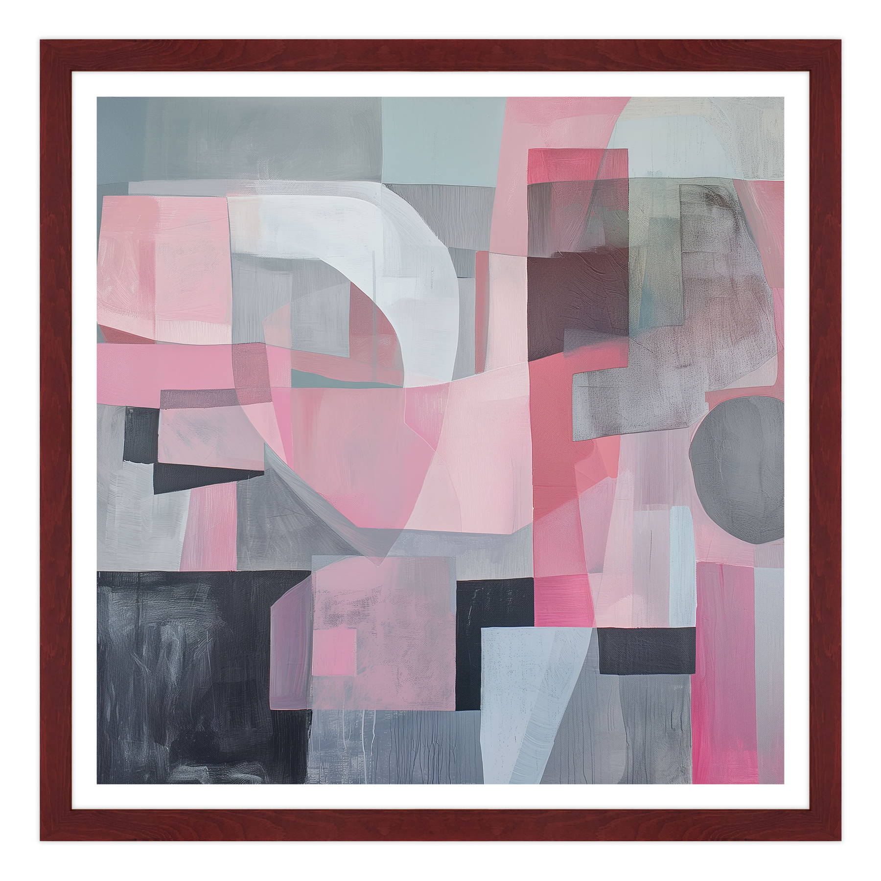 Astratto - Intersezione Rosa