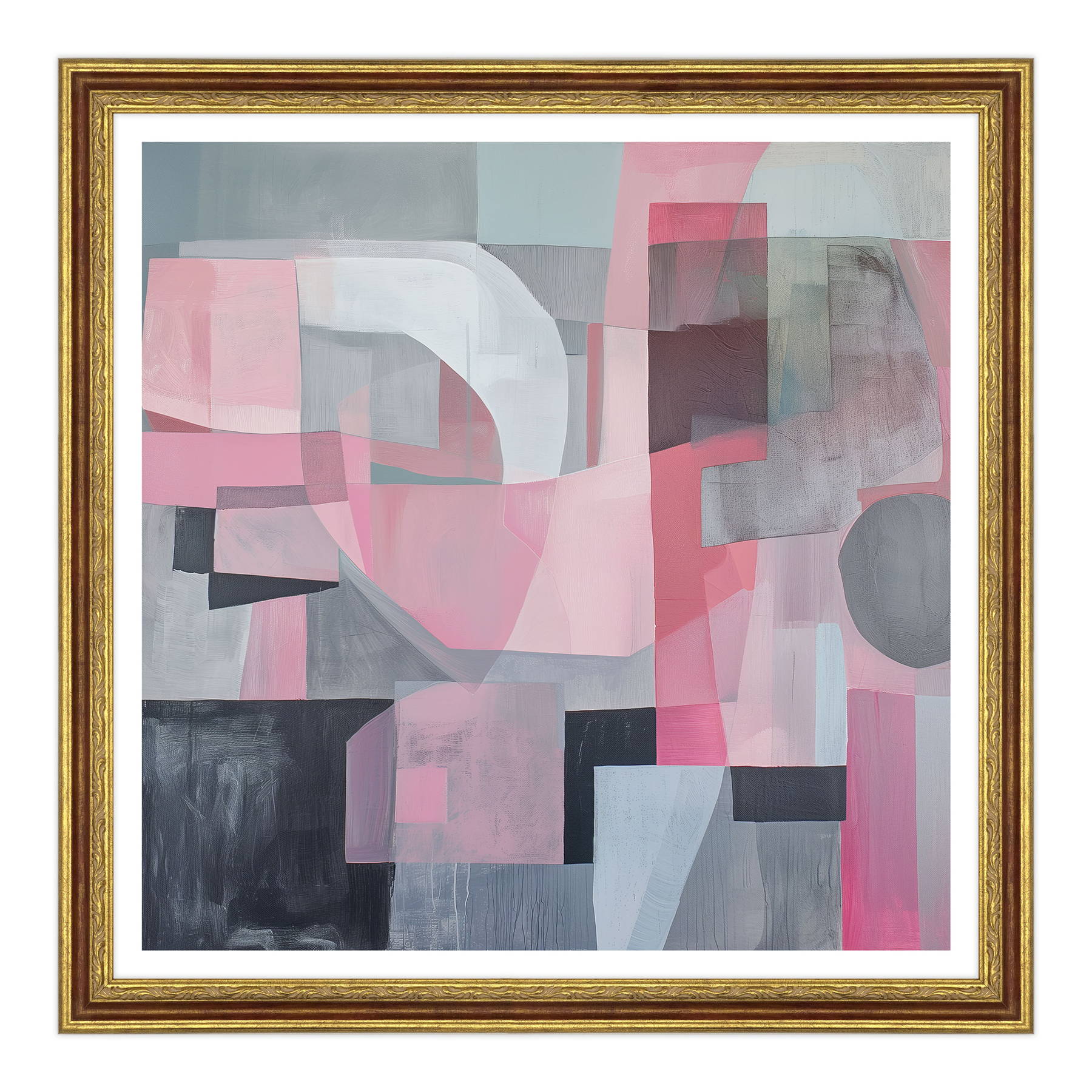 Astratto - Intersezione Rosa