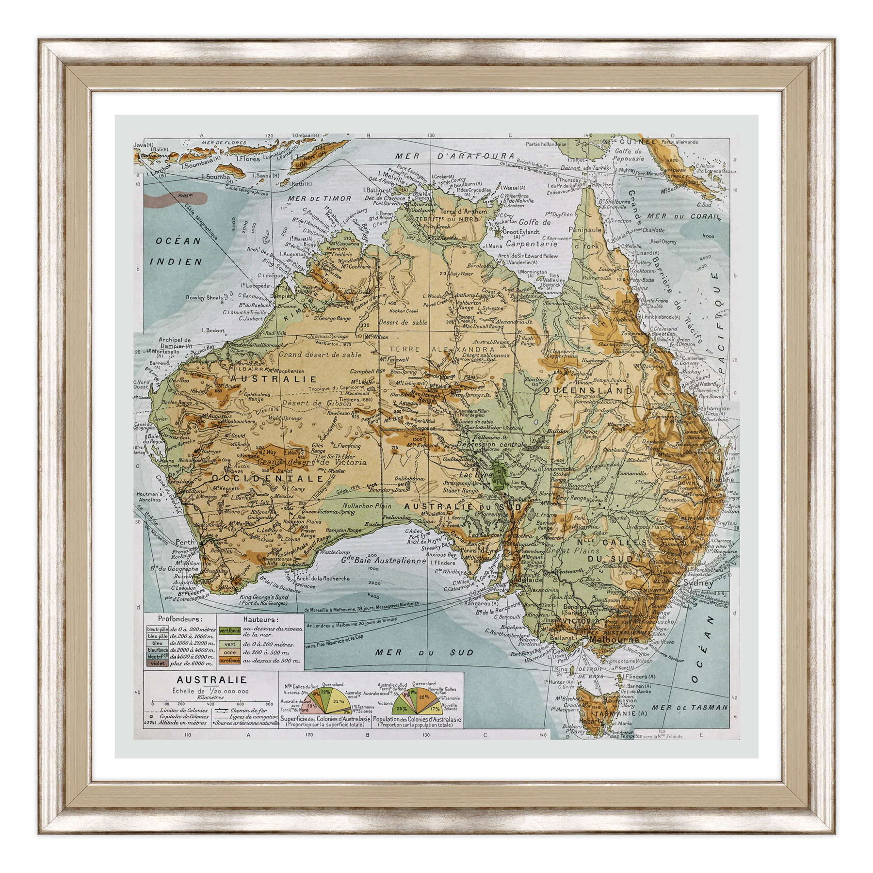 Antica Mappa Nuova Zelanda - Anno 1894