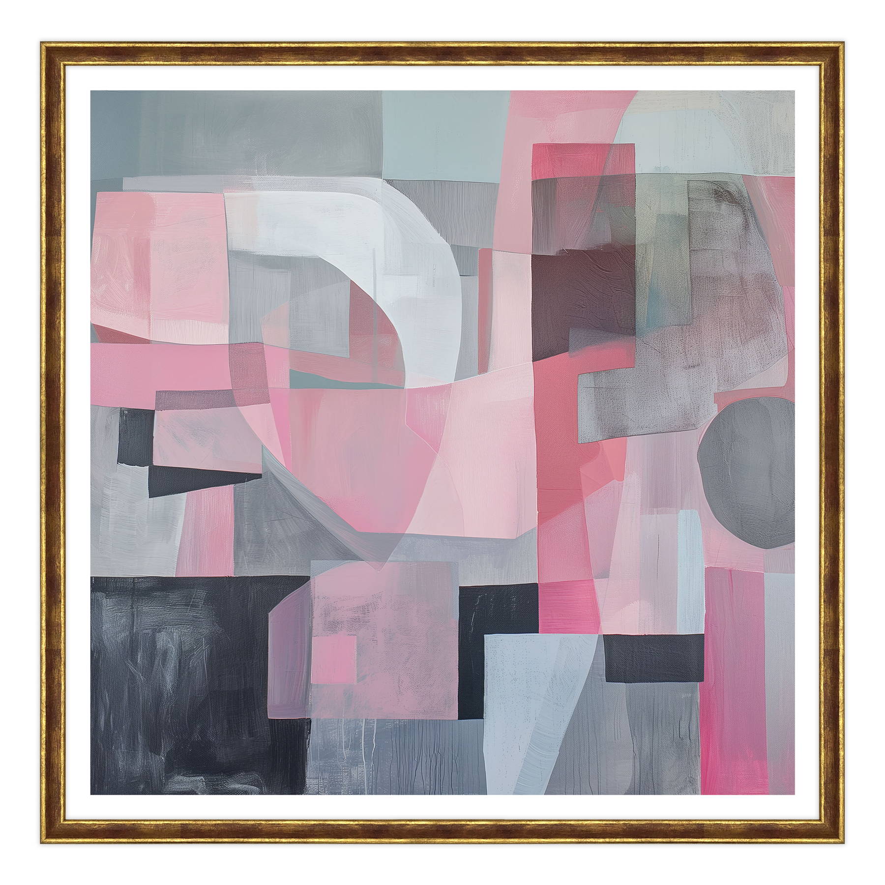 Astratto - Intersezione Rosa