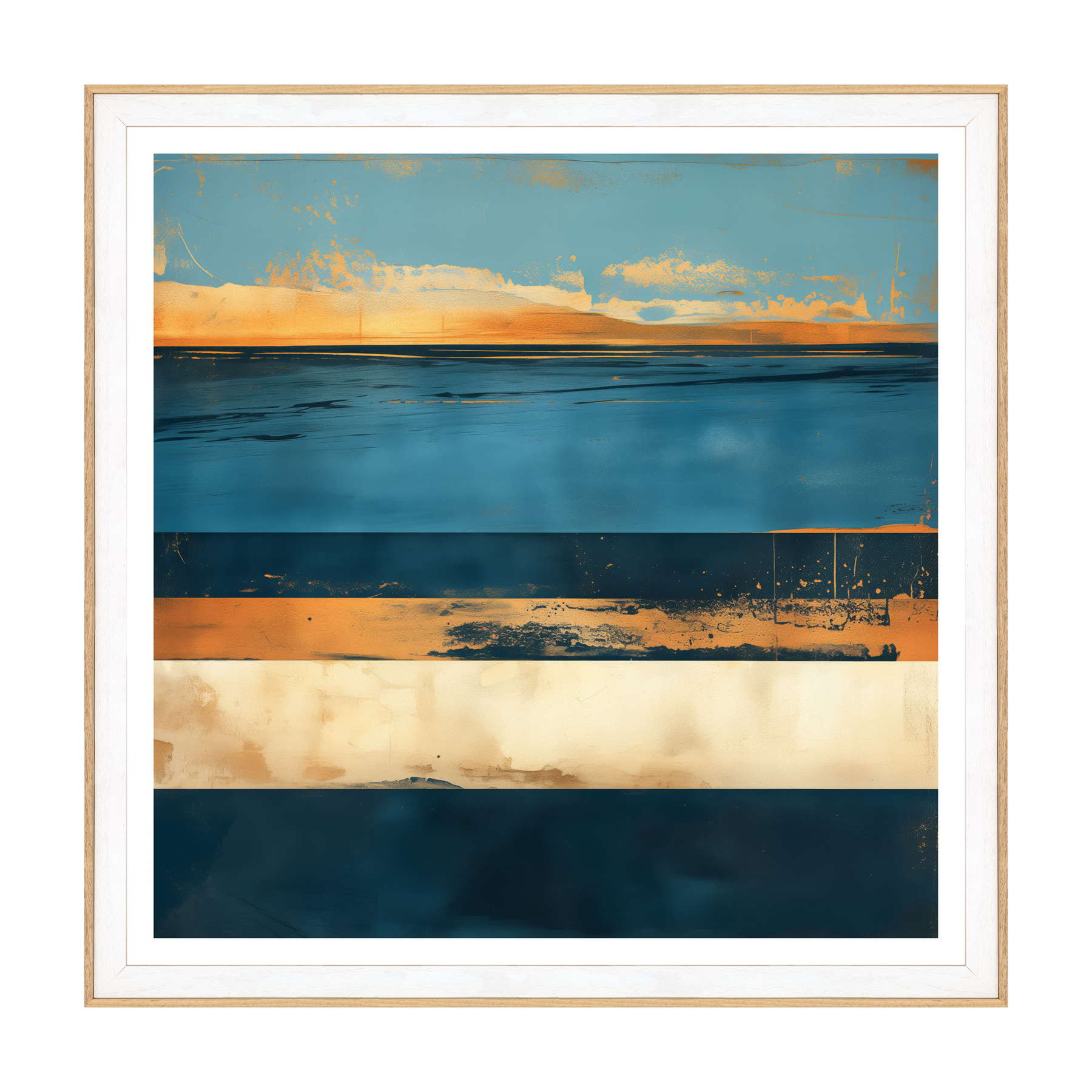 Astratto - Tramonto su Acque Tranquille