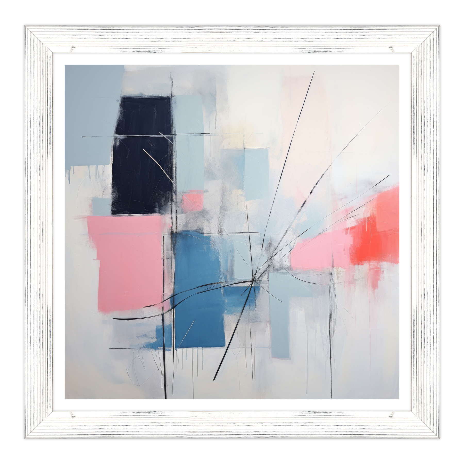 Astratto - Sinfonia in Blu e Rosa