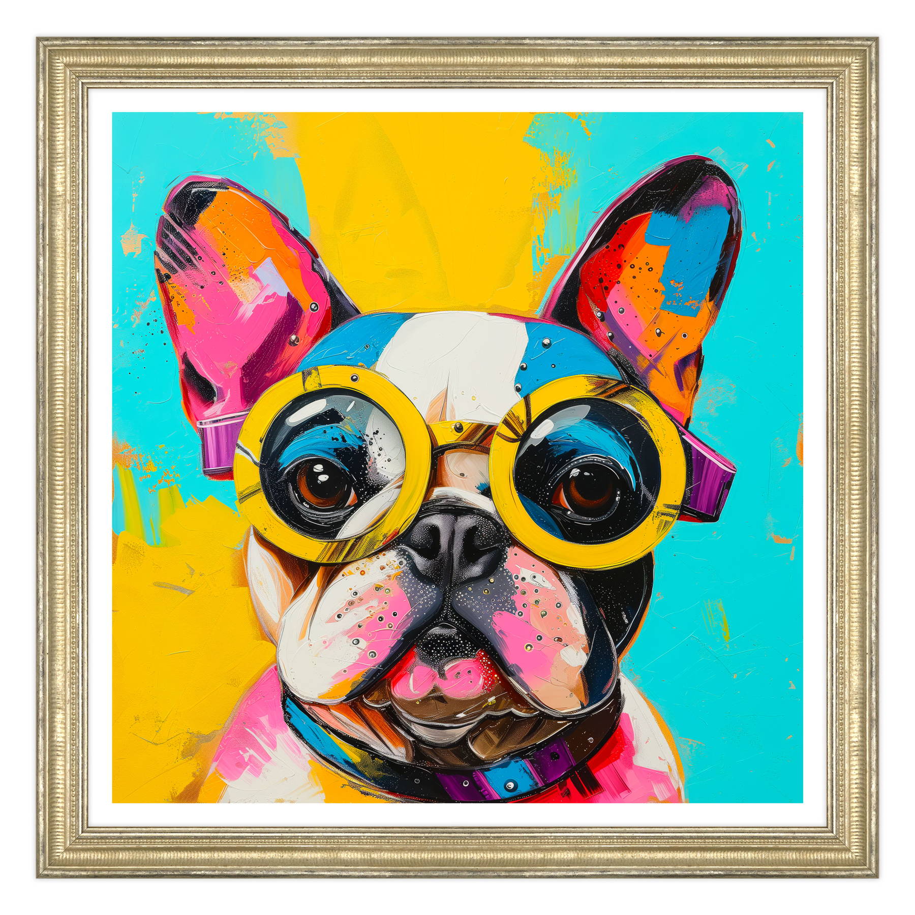 Lo Sguardo Pop del Bulldog Frenchie
