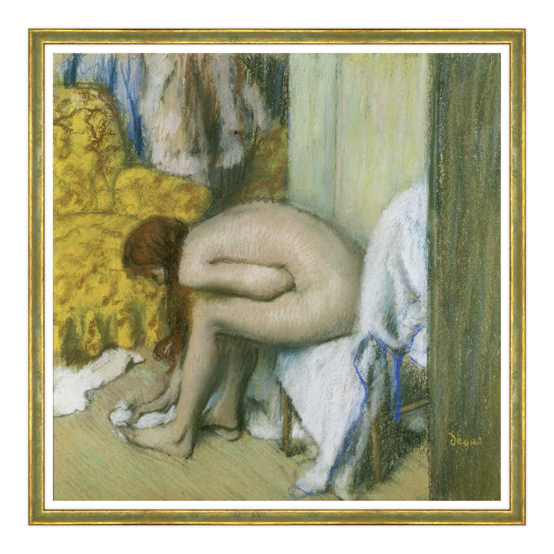 Edgar Degas - Donna che si asciuga il piede