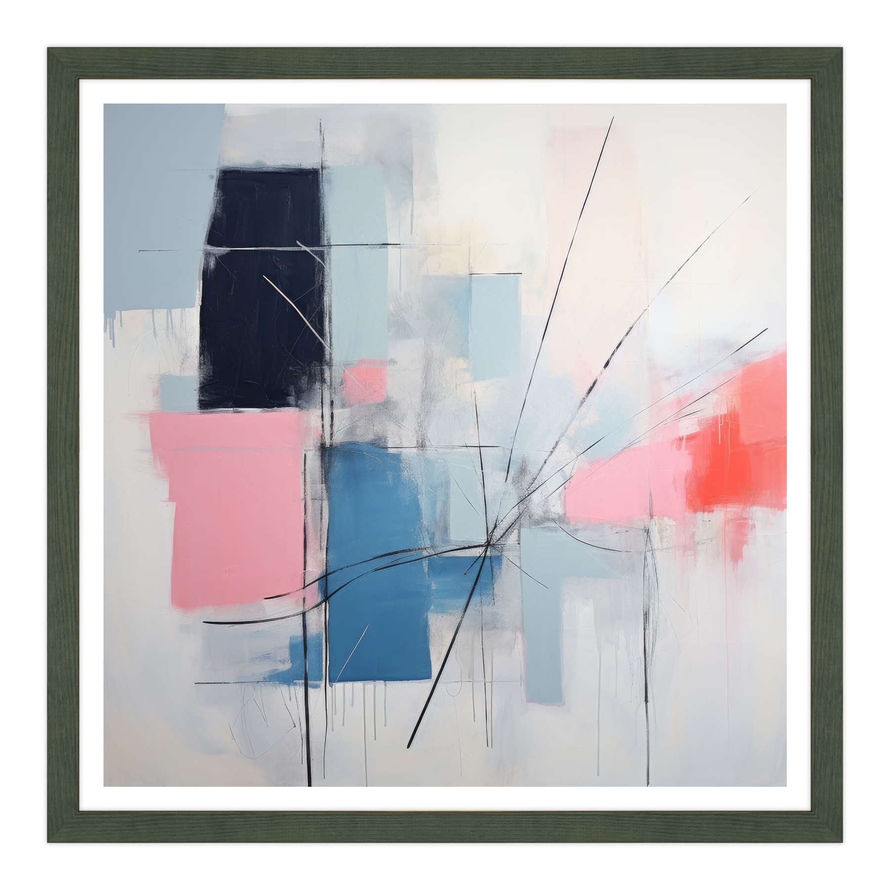 Astratto - Sinfonia in Blu e Rosa
