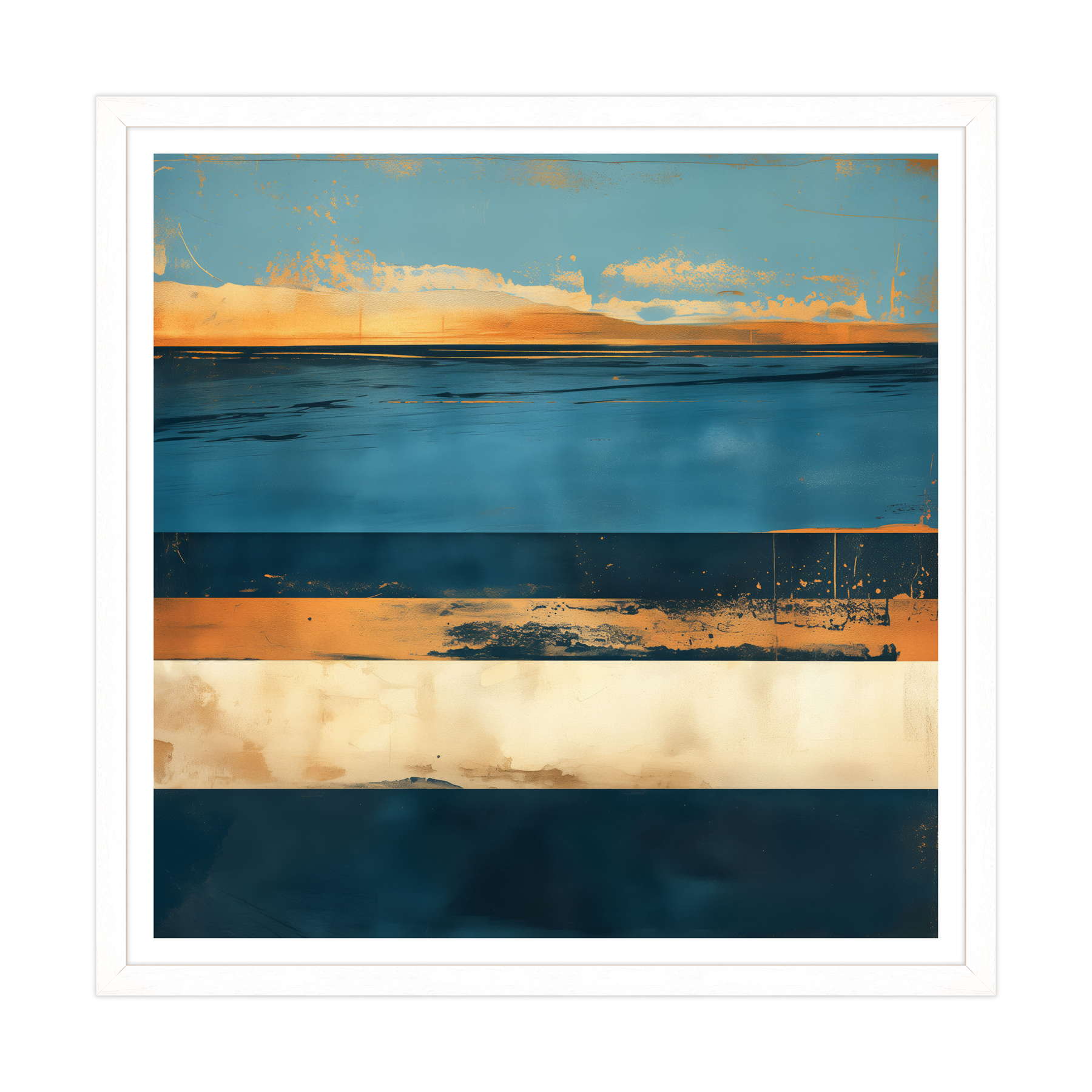 Astratto - Tramonto su Acque Tranquille