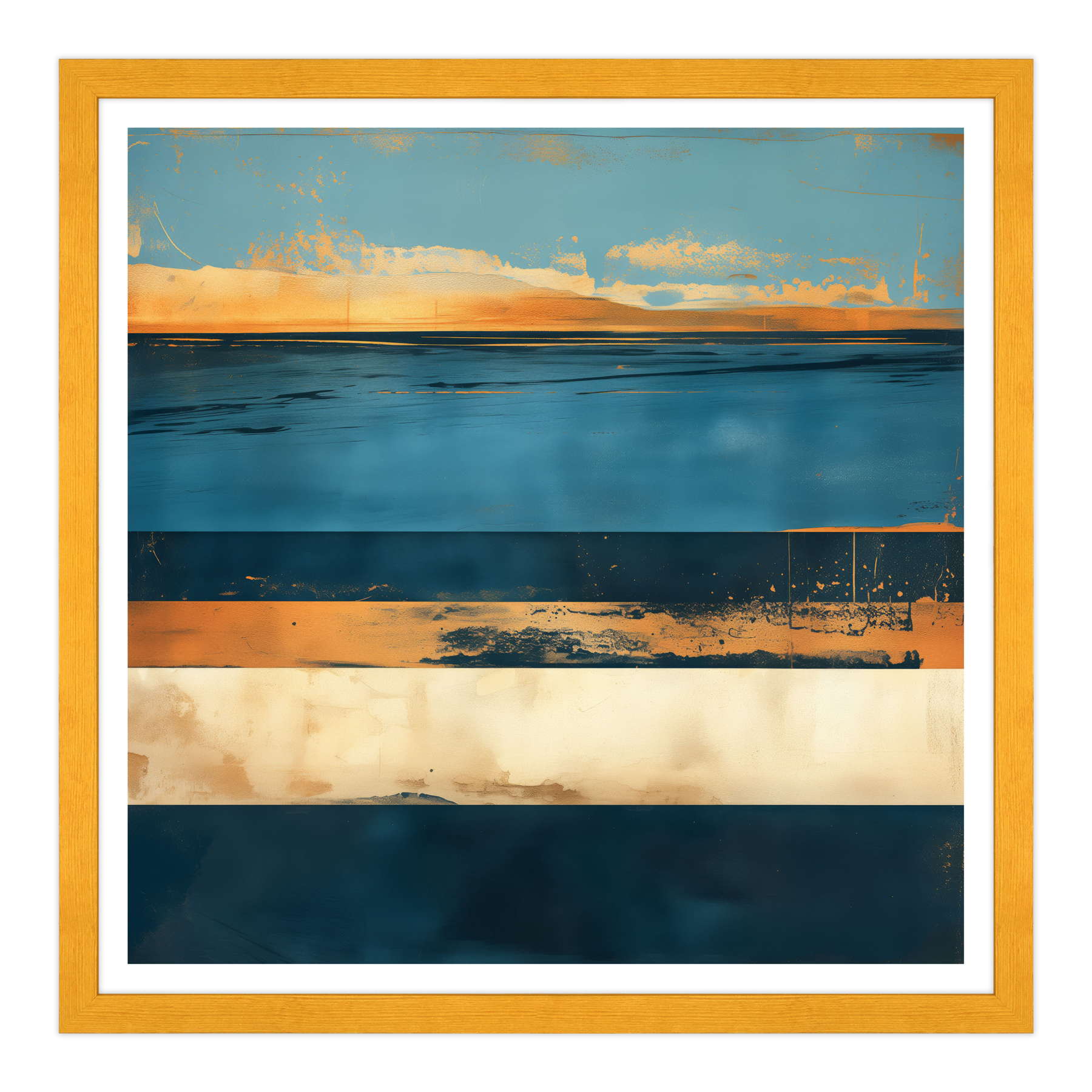 Astratto - Tramonto su Acque Tranquille