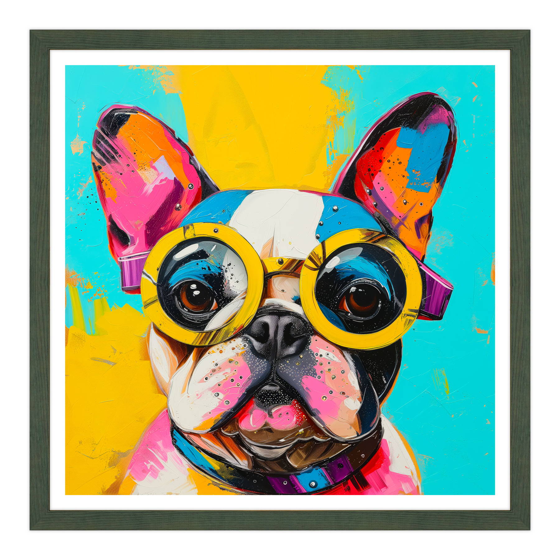 Lo Sguardo Pop del Bulldog Frenchie