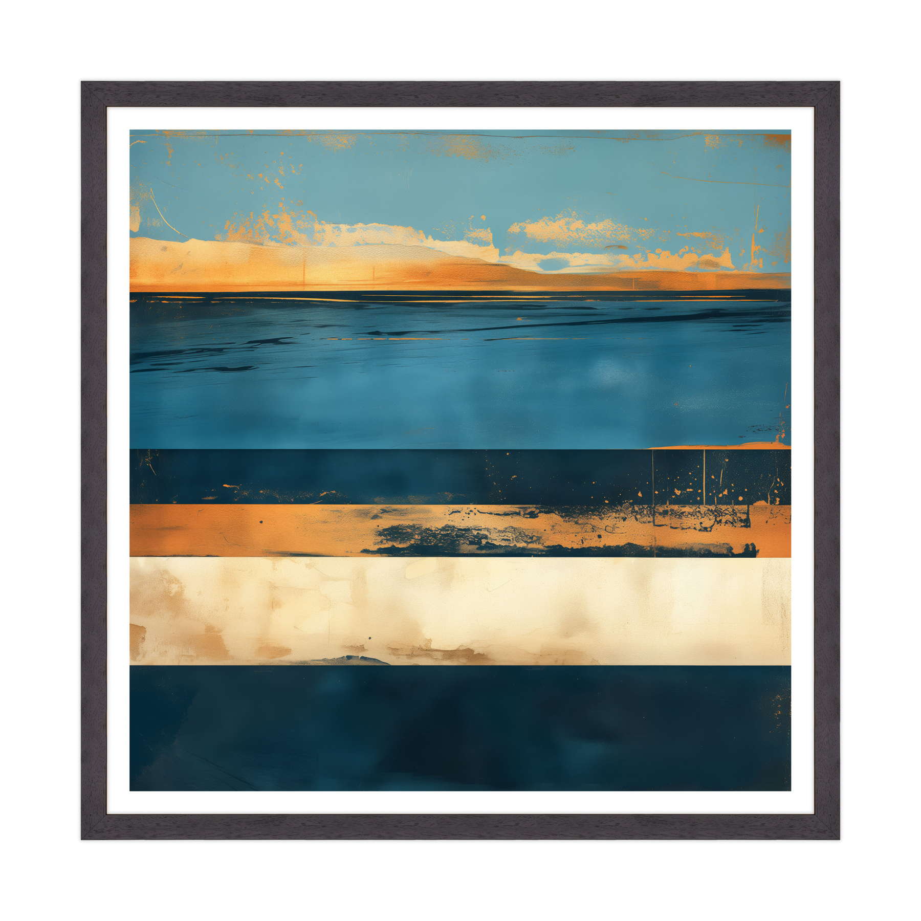 Astratto - Tramonto su Acque Tranquille