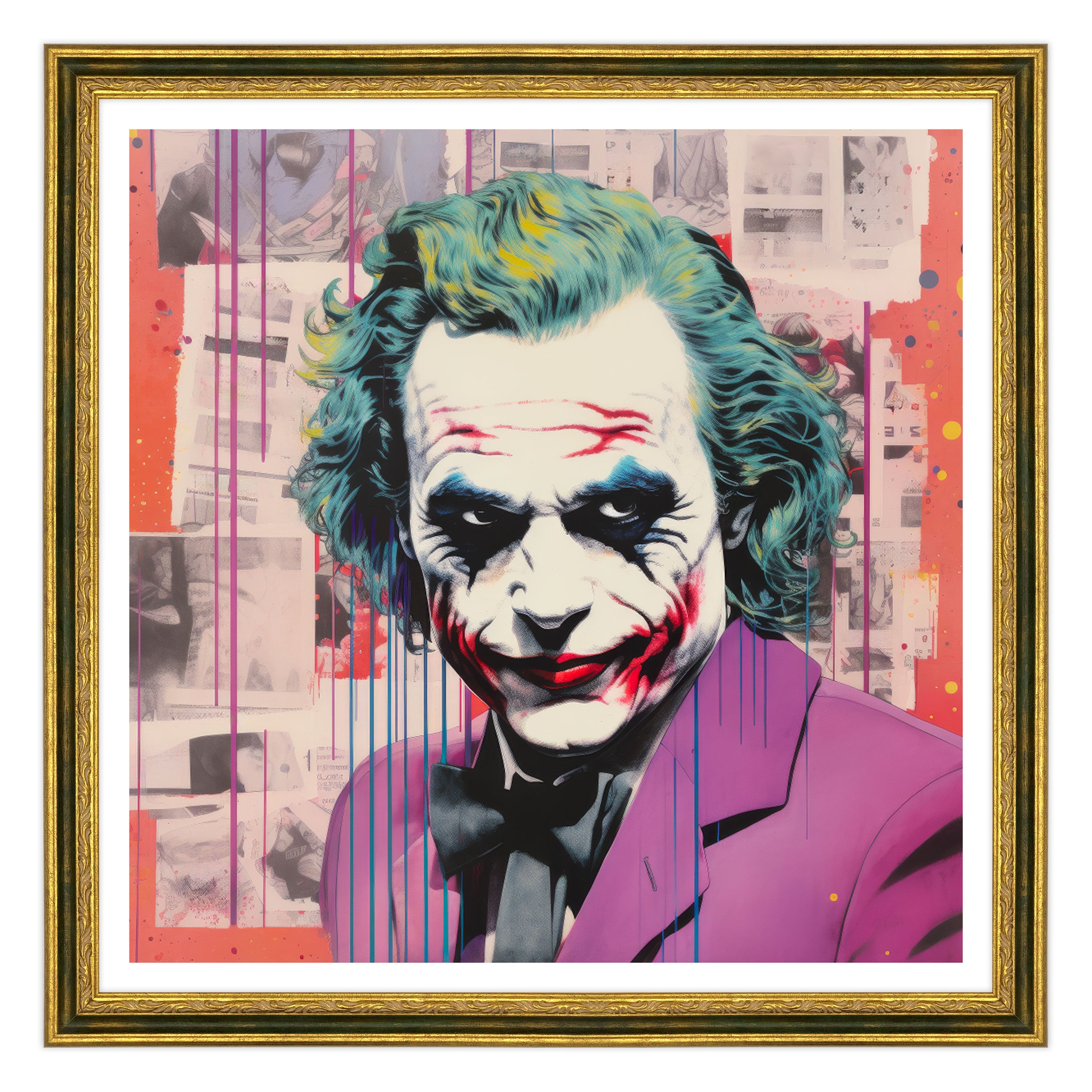 Joker Incorniciato: L'Arte della Follia