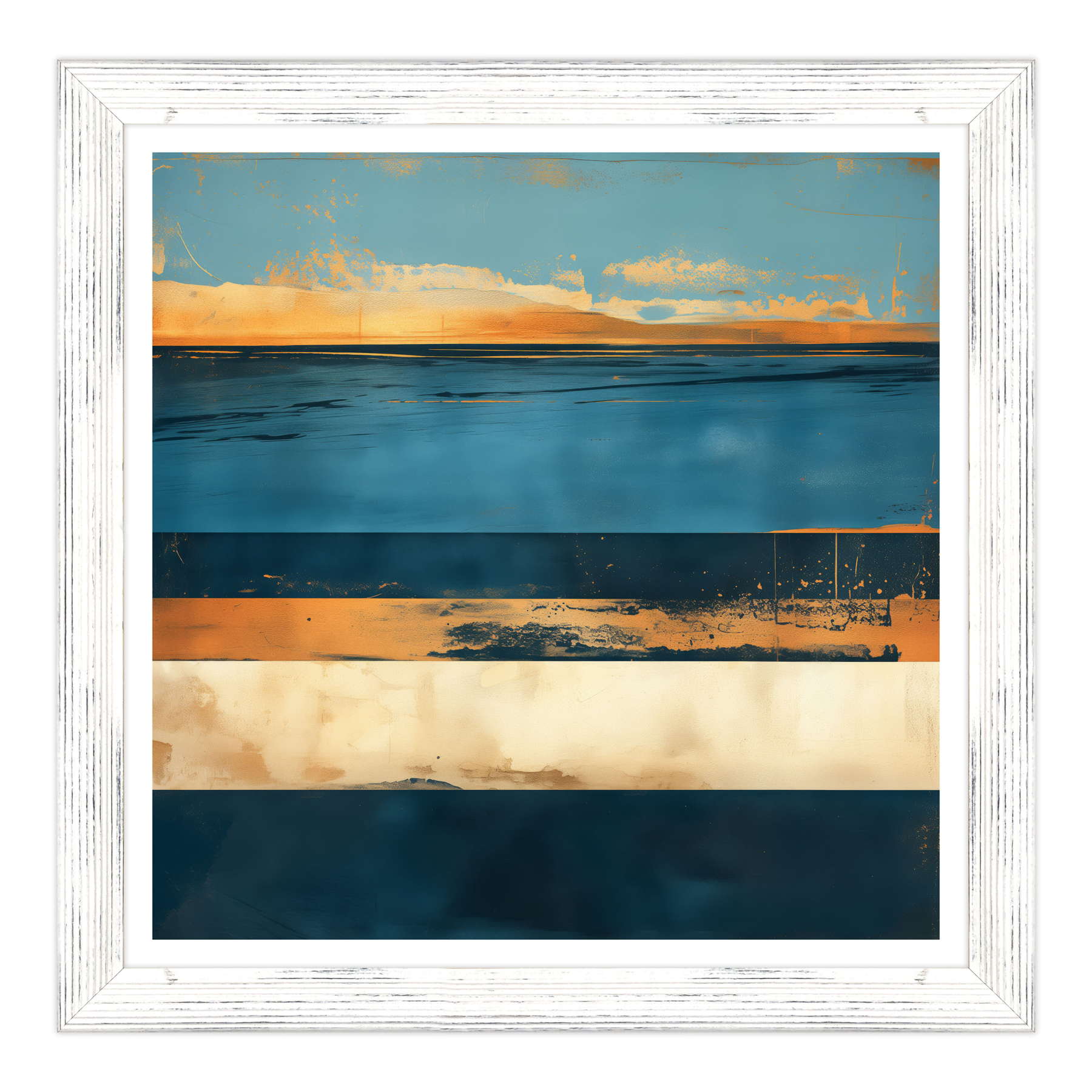 Astratto - Tramonto su Acque Tranquille