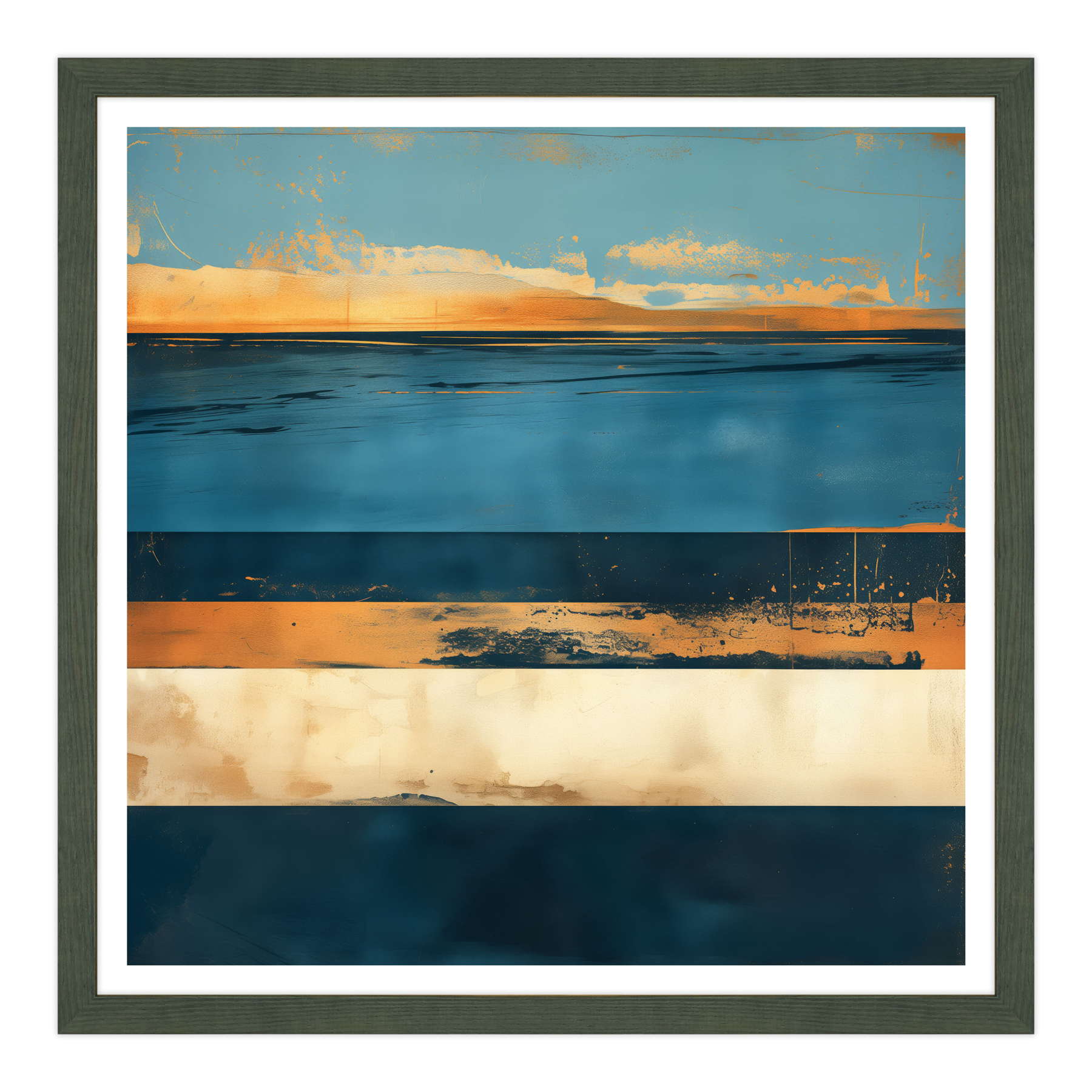 Astratto - Tramonto su Acque Tranquille