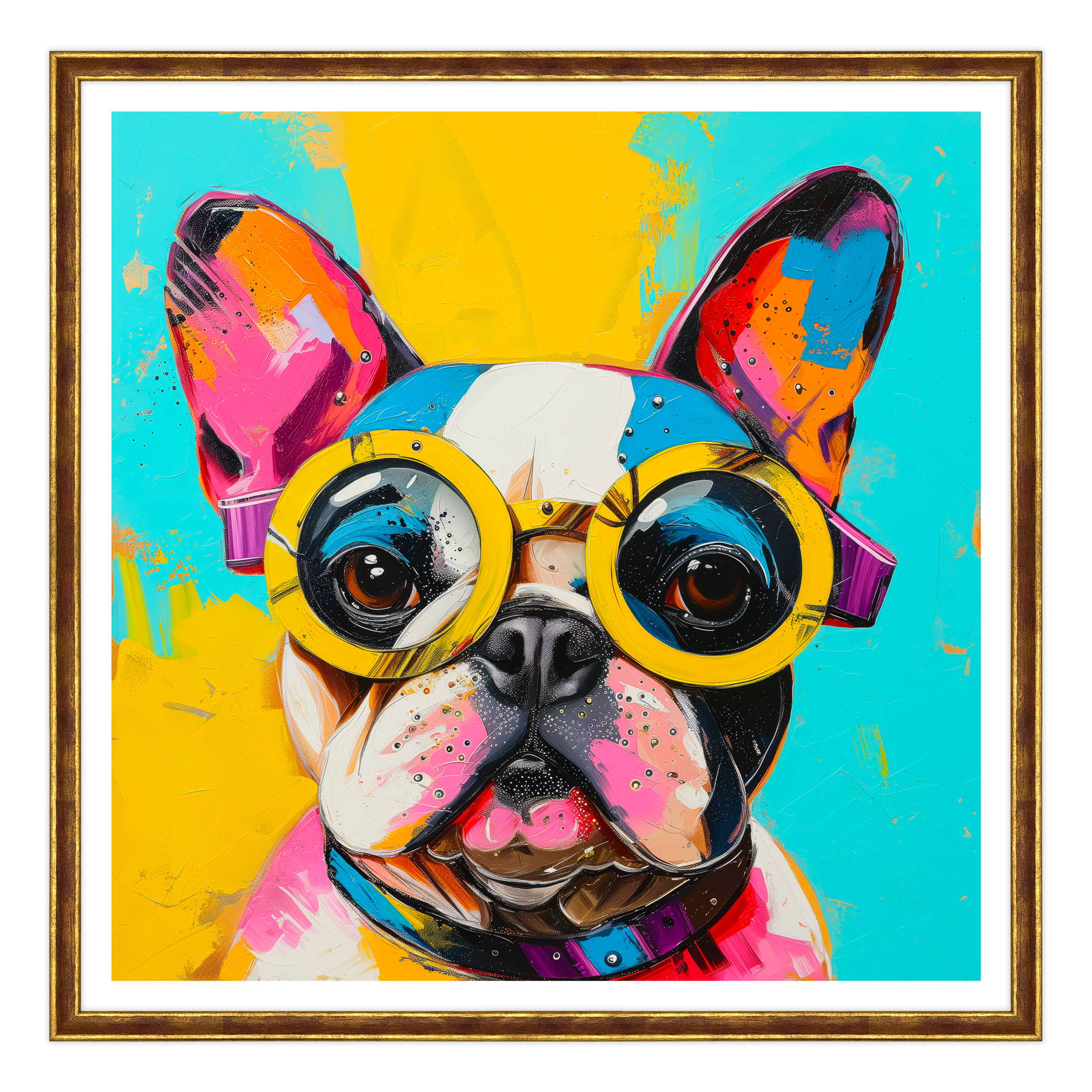 Lo Sguardo Pop del Bulldog Frenchie