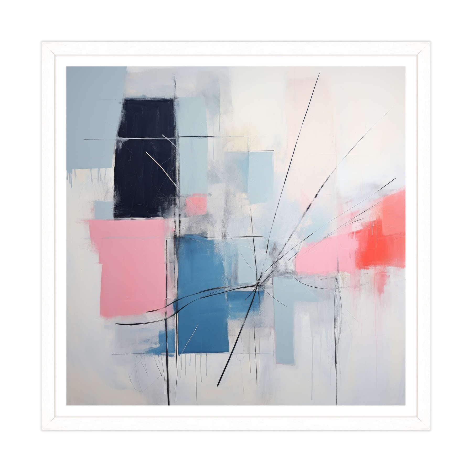Astratto - Sinfonia in Blu e Rosa
